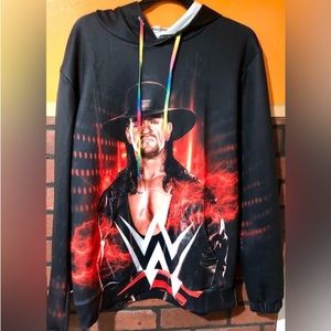 WWE UNDERTAKER Men’s 3D Printed Pullover Hoodie size M NWOT